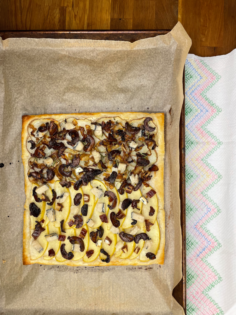 The Philly Recipe Project: Potato, Apple and Cremini Bacon Puff Pastry Tart